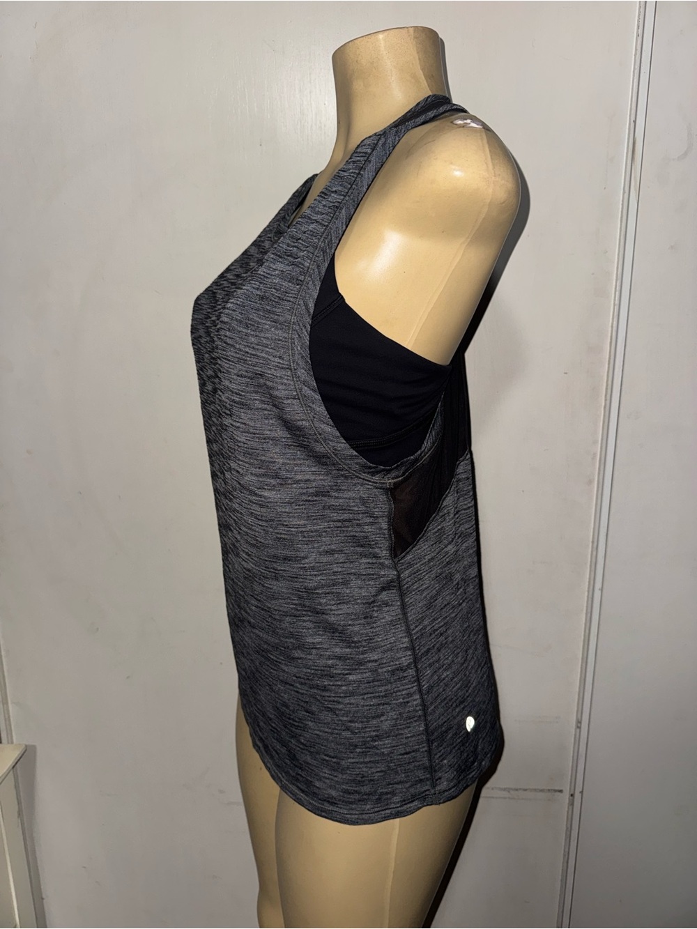 lululemon athletica Gray Heather Racerback Tank